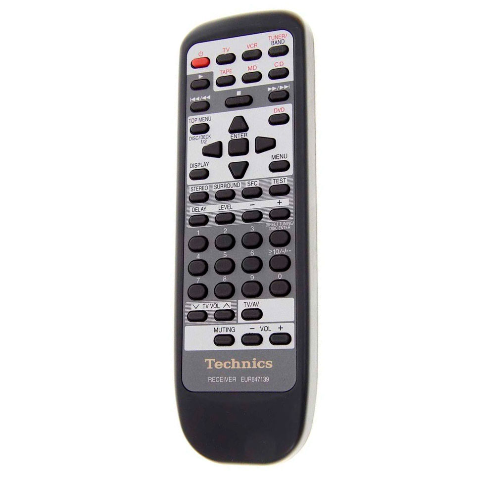 Пульт для Technics EUR647139 (фото пульта) Пульт для Technics EUR647139 (фото пульта)
