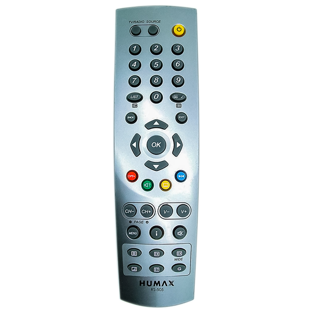 Пульт для Humax R-812, R-814 (RS-505) (фото пульта) Пульт для Humax R-812, R-814 (RS-505) (фото пульта)