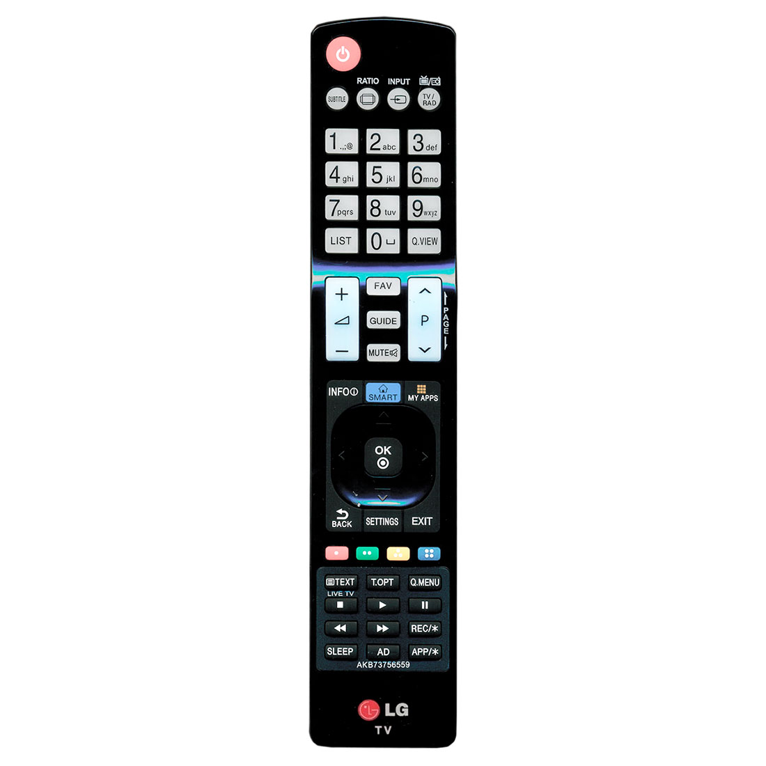 Оригинальный пульт для LG AKB73756559 Оригинальный пульт для LG AKB73756559