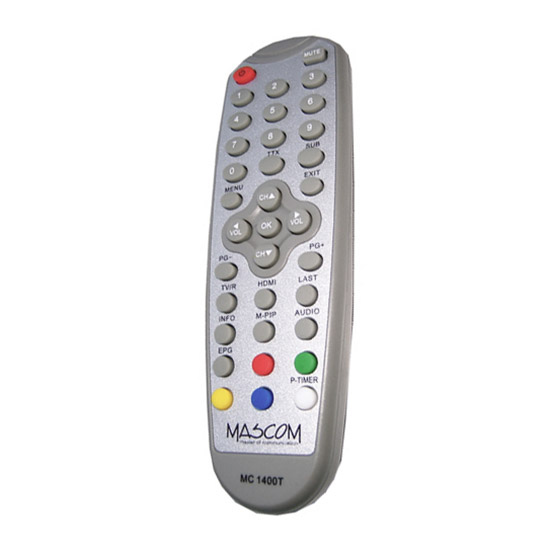 Пульт для Mascom MC1400 MC1400S (фото пульта) Пульт для Mascom MC1400 MC1400S (фото пульта)