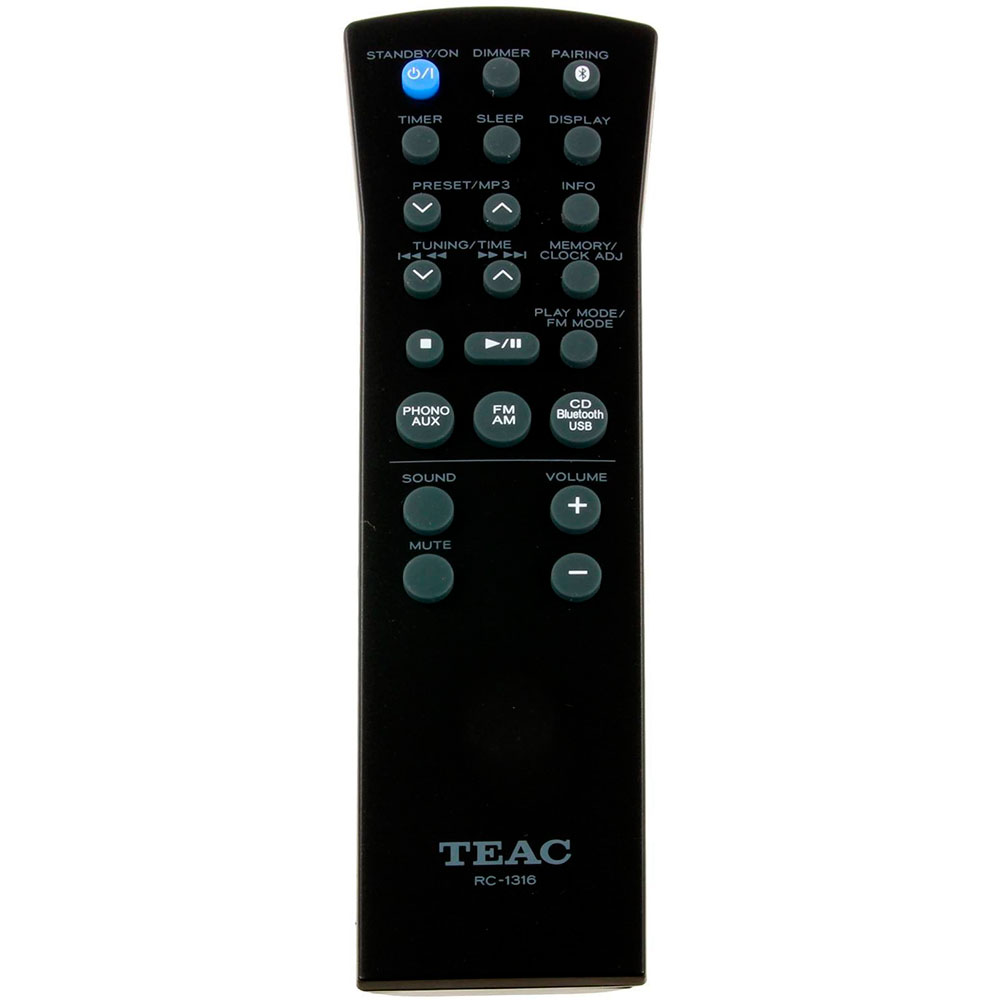 Пульт для Teac RC-1316 (фото пульта) Пульт для Teac RC-1316 (фото пульта)