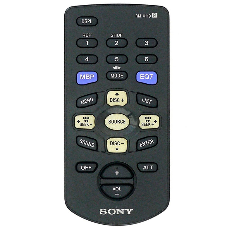 Оригинальный пульт для Sony RM-X119 (фото пульта) Оригинальный пульт для Sony RM-X119 (фото пульта)