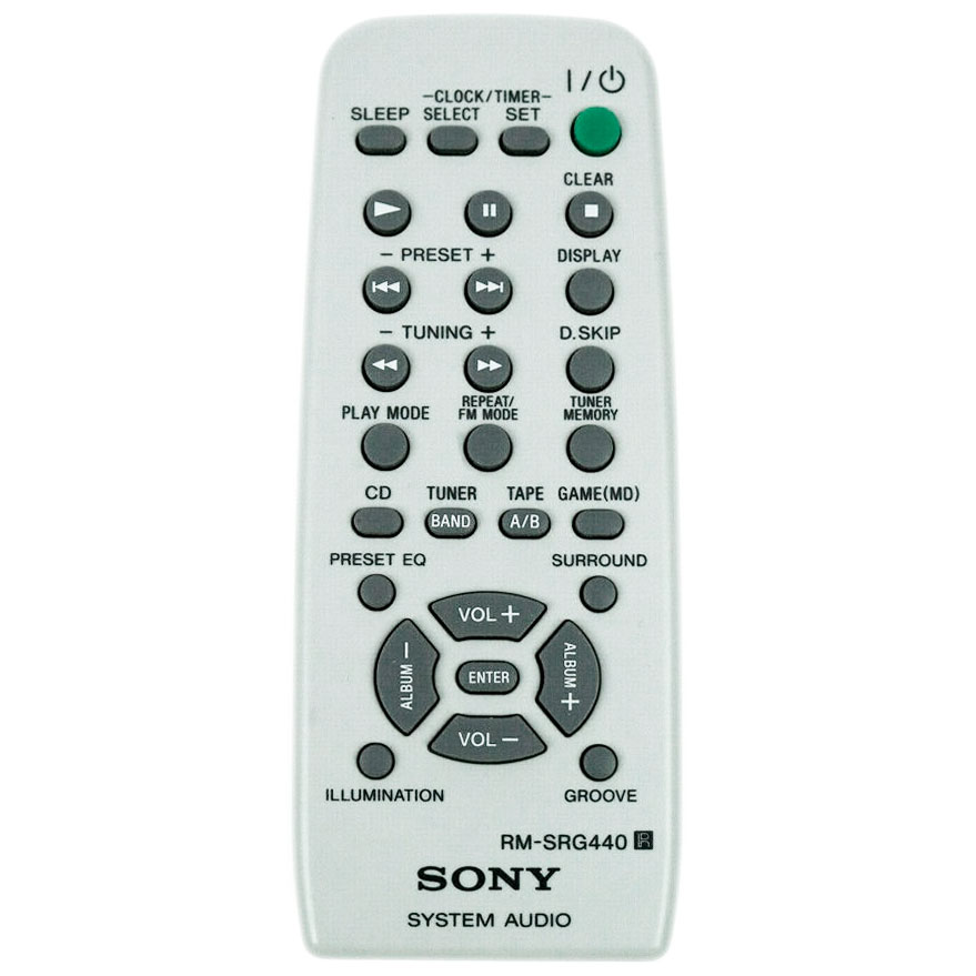 Пульт для Sony RM-SRG440 (фото пульта) Пульт для Sony RM-SRG440 (фото пульта)
