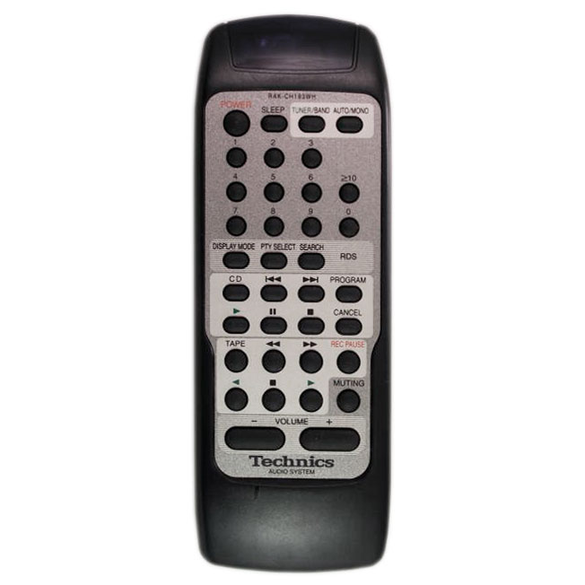Пульт для Technics RAK-CH193WH (фото пульта) Пульт для Technics RAK-CH193WH (фото пульта)