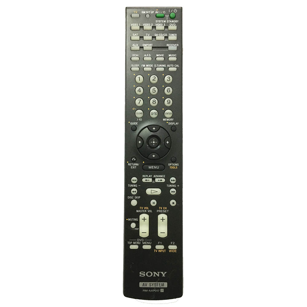 Пульт для Sony RM-AAP0017 (фото пульта) Пульт для Sony RM-AAP0017 (фото пульта)