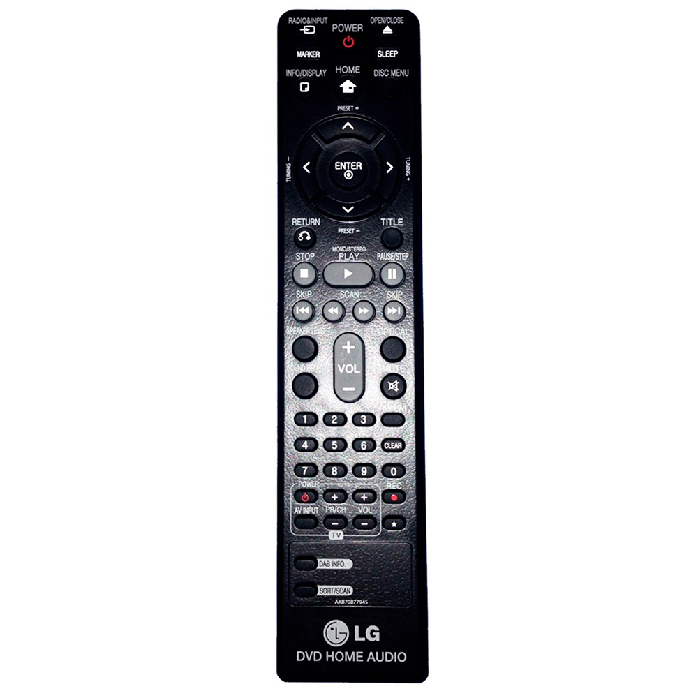 Оригинальный пульт для LG AKB70877945 (фото пульта) Оригинальный пульт для LG AKB70877945 (фото пульта)