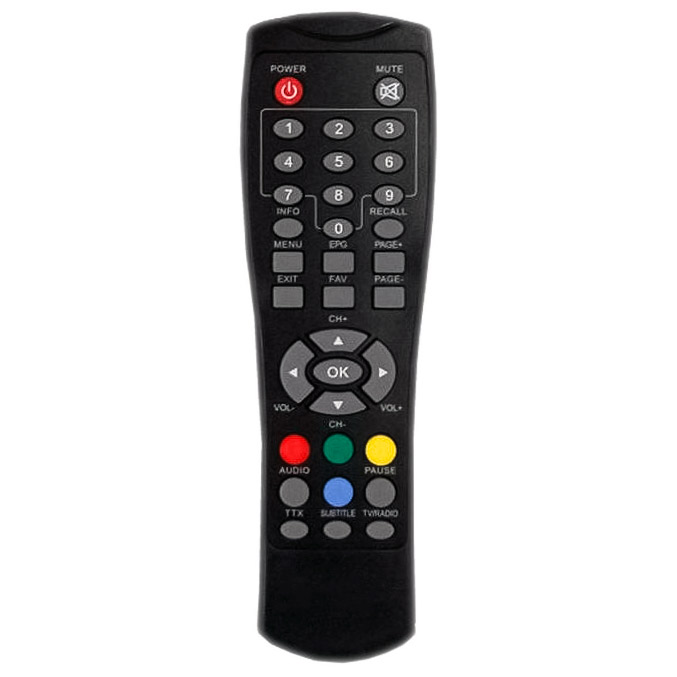Пульт для ALMA T1500DVB-T (фото пульта) Пульт для ALMA T1500DVB-T (фото пульта)