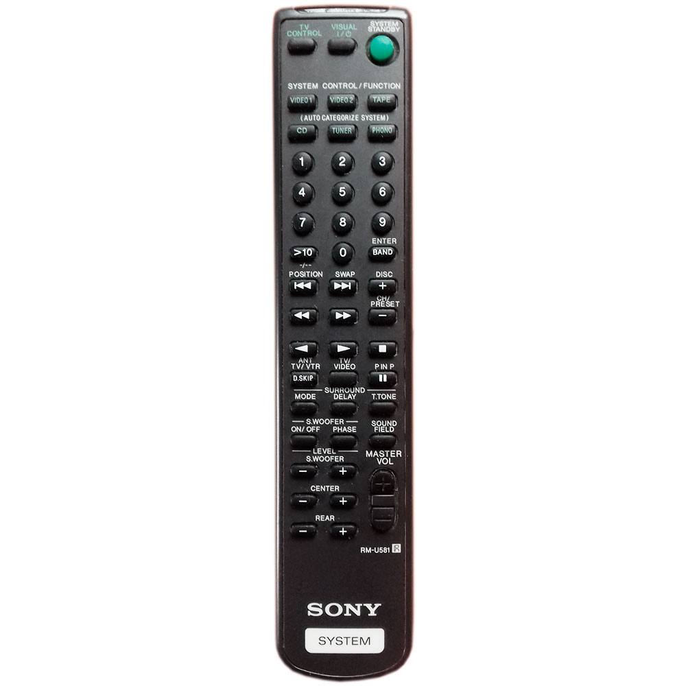 Пульт для Sony RM-U581 (фото пульта) Пульт для Sony RM-U581 (фото пульта)