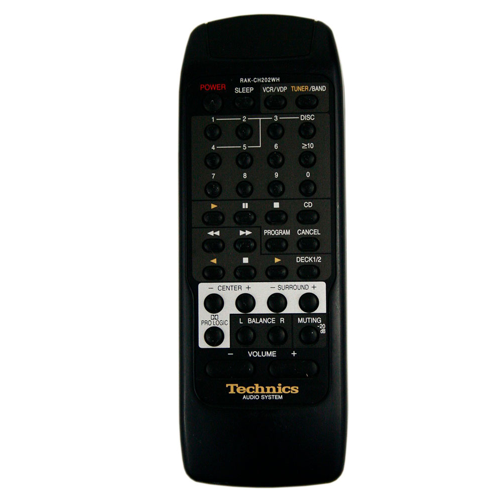 Пульт для TECHNICS RAK-CH202WH (фото пульта) Пульт для TECHNICS RAK-CH202WH (фото пульта)