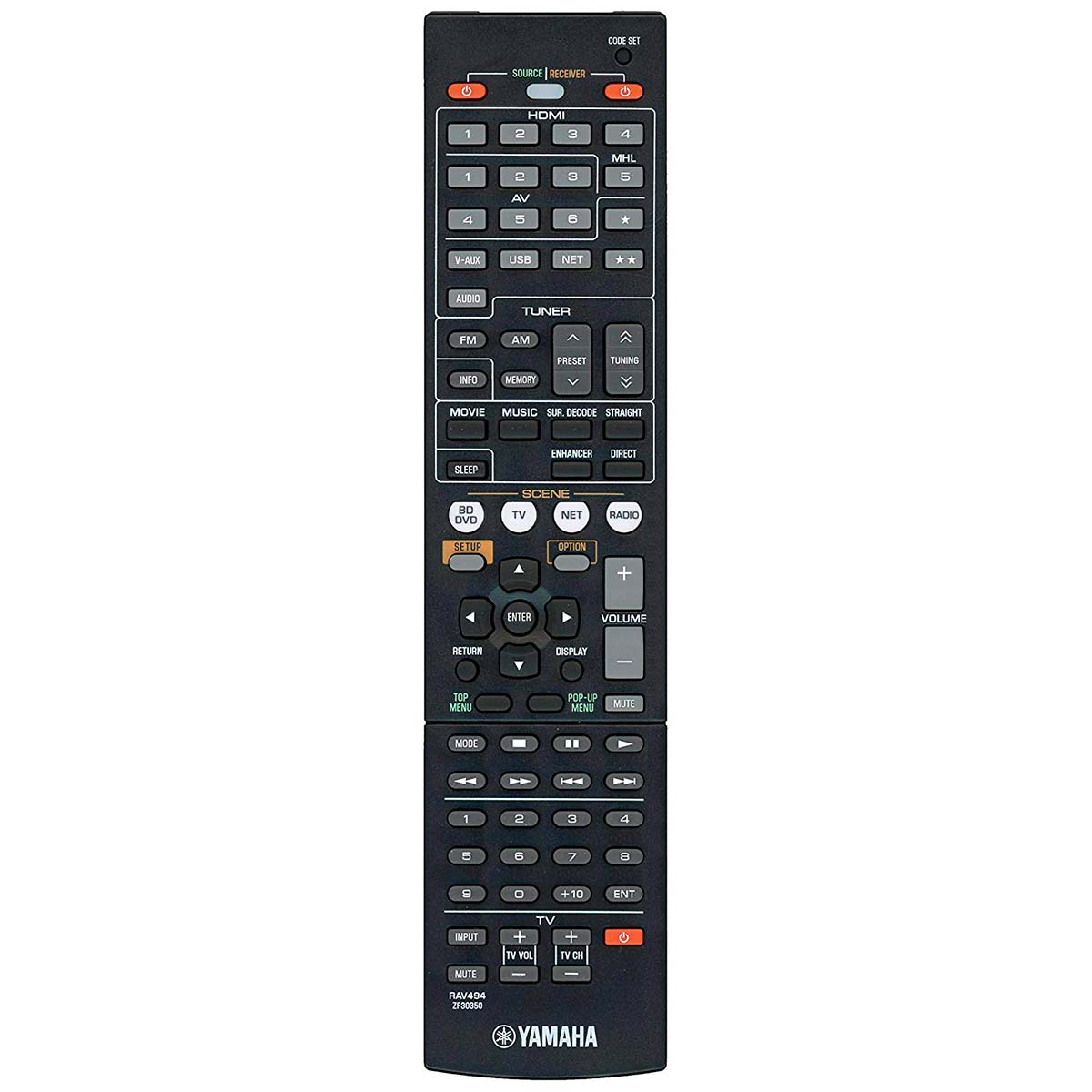 Пульт для Yamaha ZF30350 (RAV494) Пульт для Yamaha ZF30350 (RAV494)