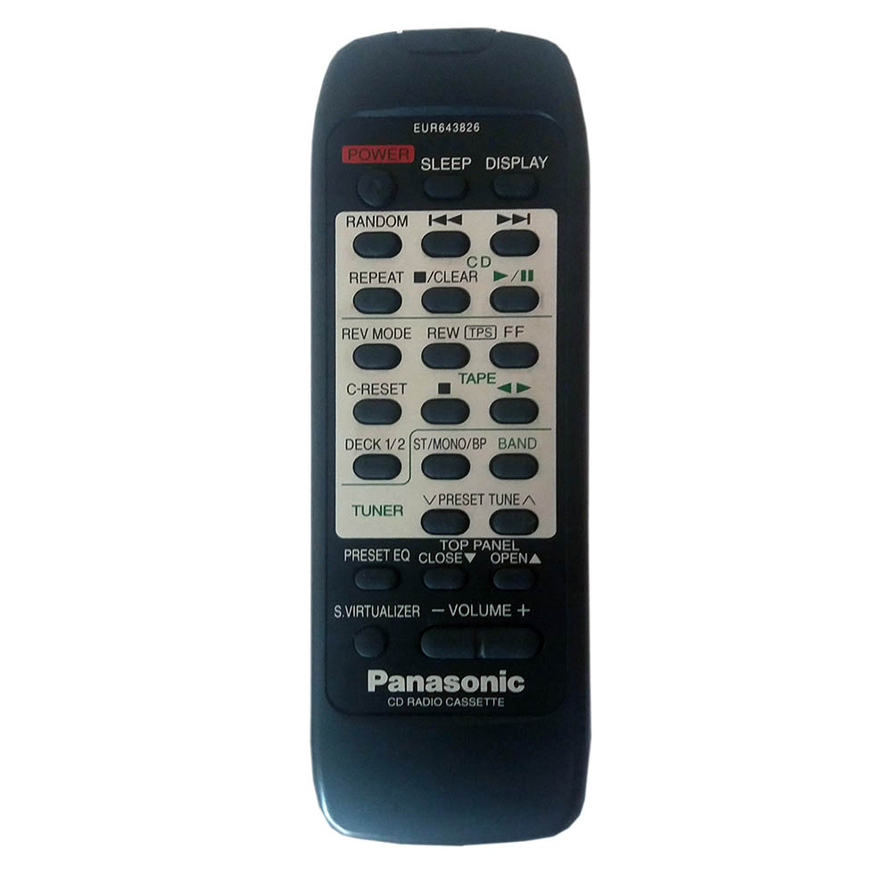 Пульт для Panasonic EUR643826 (фото пульта) Пульт для Panasonic EUR643826 (фото пульта)