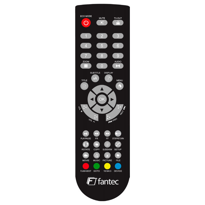 Пульт для Fantec MM-XHD7 Пульт для Fantec MM-XHD7