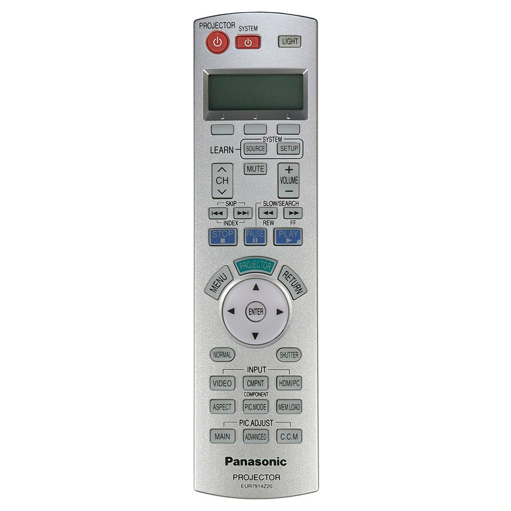 Пульт для PANASONIC PT-AE900 (фото пульта) Пульт для PANASONIC PT-AE900 (фото пульта)