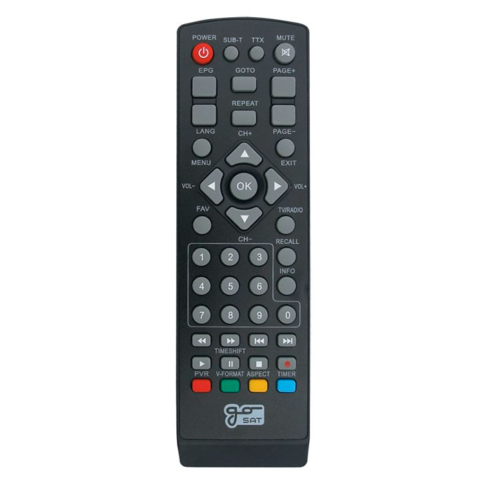 Оригинальный пульт для Gosat GS100HD, GS150HD Оригинальный пульт для Gosat GS100HD, GS150HD