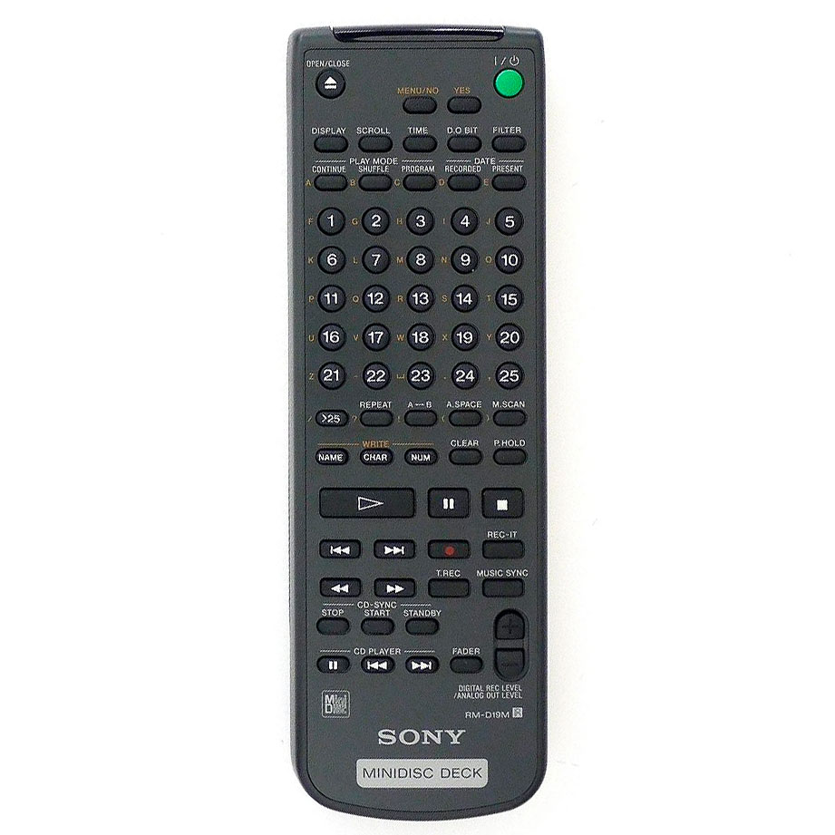 Пульт для SONY RM-D19M (фото пульта) Пульт для SONY RM-D19M (фото пульта)