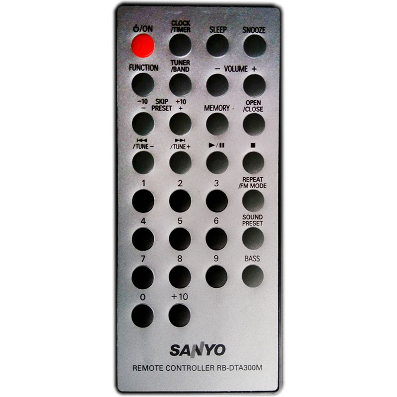 Пульт для SANYO RB-DTA300M (фото пульта) Пульт для SANYO RB-DTA300M (фото пульта)