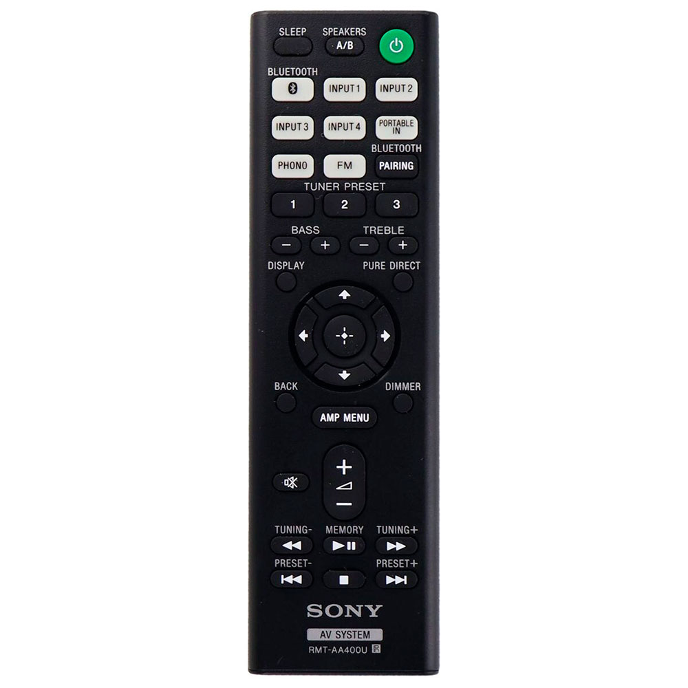 Пульт для Sony RMT-AA400U (фото пульта) Пульт для Sony RMT-AA400U (фото пульта)