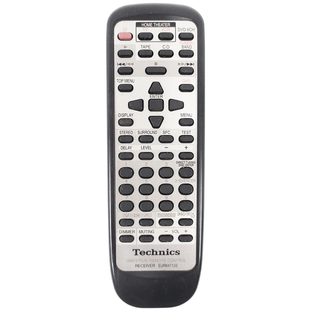 Пульт для Technics EUR647133 (фото пульта) Пульт для Technics EUR647133 (фото пульта)