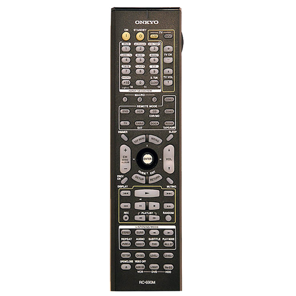 Пульт для Onkyo RC-690M (фото пульта) Пульт для Onkyo RC-690M (фото пульта)