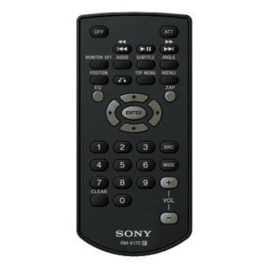 Оригинальный пульт для SONY RM-X170 (фото пульта)