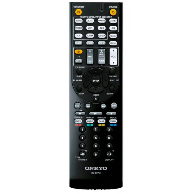 Пульт для Onkyo RC-897M (фото пульта) Пульт для Onkyo RC-897M (фото пульта)