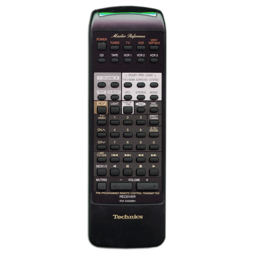 Пульт для TECHNICS RAK-SA608MH (фото пульта) Пульт для TECHNICS RAK-SA608MH (фото пульта)