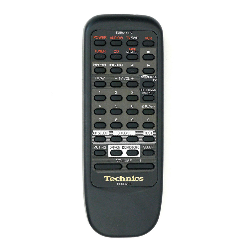 Пульт для Panasonic Technics EUR644377 (фото пульта) Пульт для Panasonic Technics EUR644377 (фото пульта)