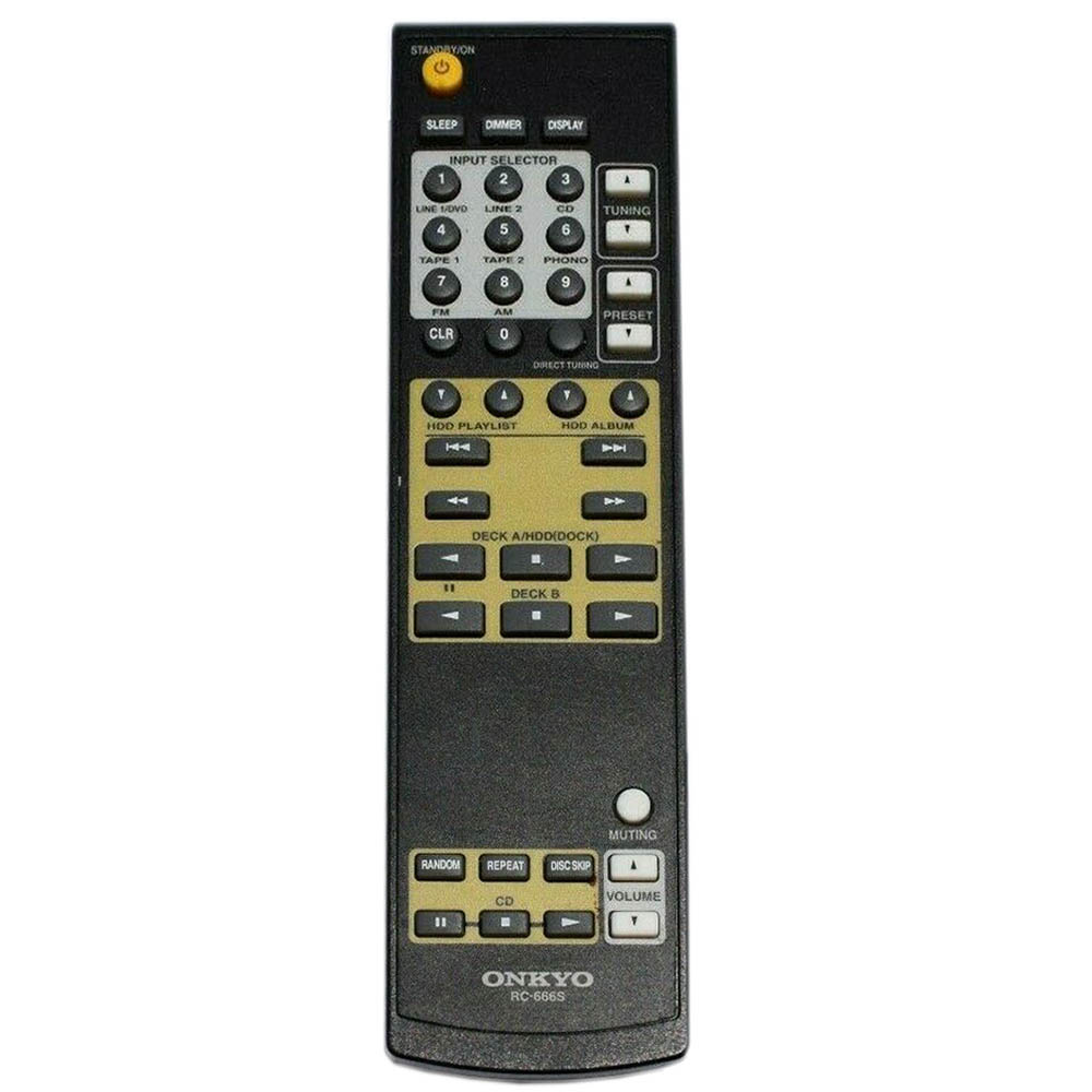 Пульт для ONKYO RC-666S (фото пульта) Пульт для ONKYO RC-666S (фото пульта)