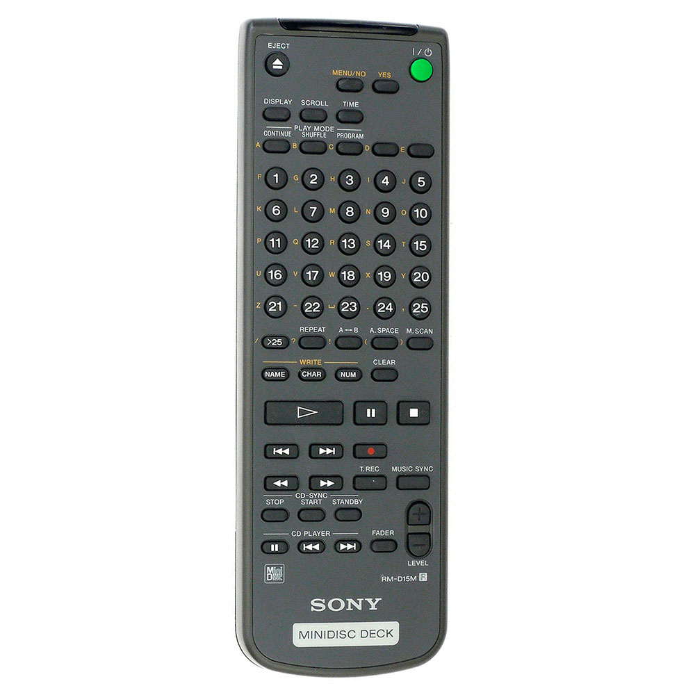 Пульт для Sony RM-D15M (фото пульта) Пульт для Sony RM-D15M (фото пульта)