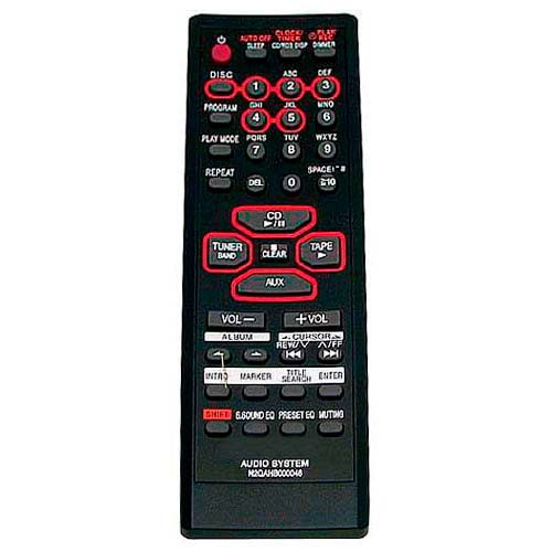 Пульт для Panasonic N2QAHB000056 Пульт для Panasonic N2QAHB000056