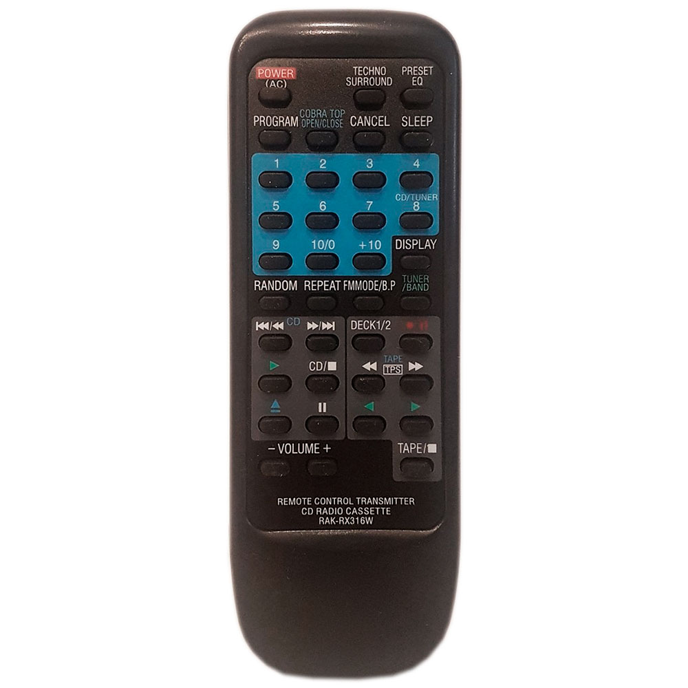 Пульт для Panasonic RAK-RX316W (фото пульта) Пульт для Panasonic RAK-RX316W (фото пульта)