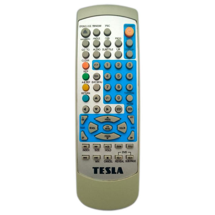 Пульт для TESLA L-5422DVD (фото пульта) Пульт для TESLA L-5422DVD (фото пульта)
