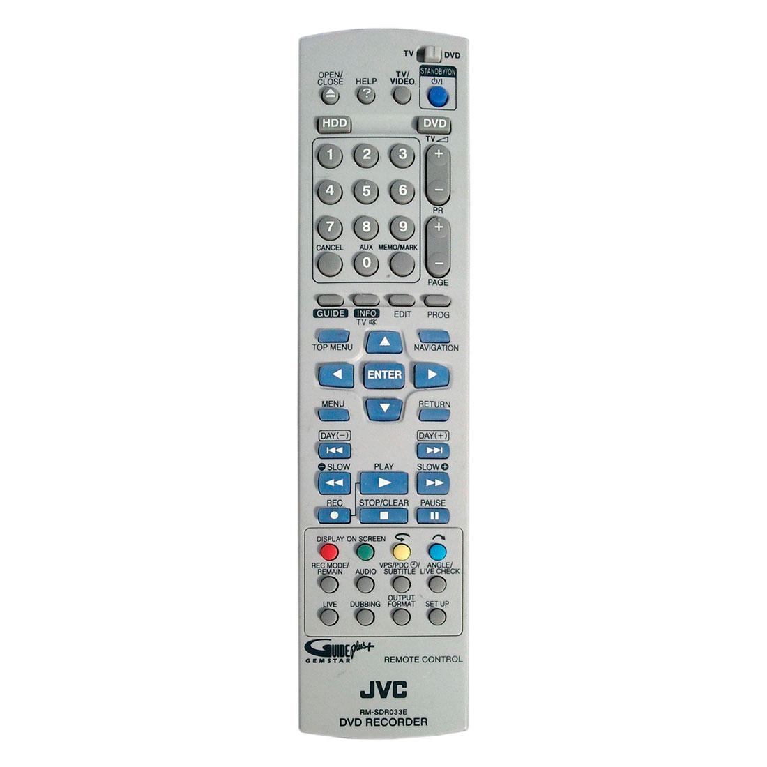 Пульт для JVC RM-SDR033E (DR-MH300) Пульт для JVC RM-SDR033E (DR-MH300)