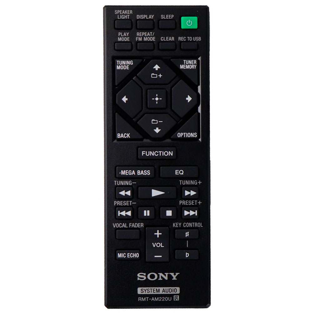 Пульт для Sony RMT-AM220U (фото пульта) Пульт для Sony RMT-AM220U (фото пульта)