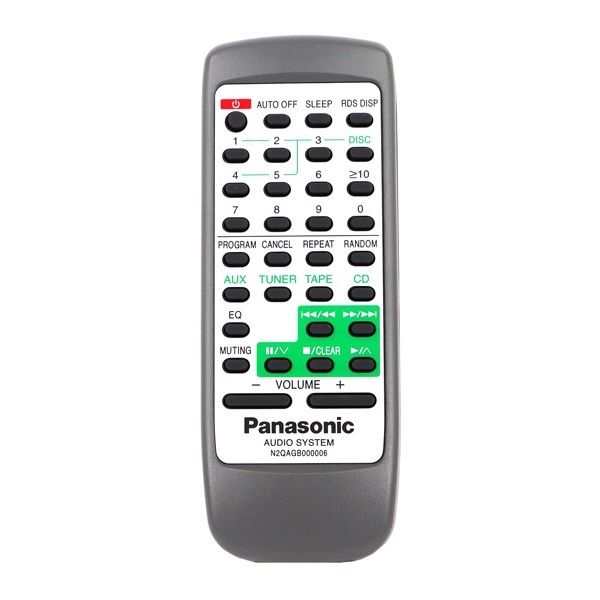 Пульт для Panasonic N2QAGB000006 (фото пульта) Пульт для Panasonic N2QAGB000006 (фото пульта)