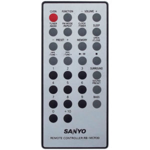 Оригинальный пульт для Sanyo RB-MCR30 (фото пульта)