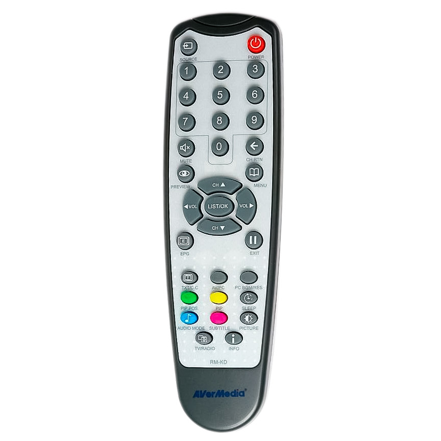 AVerTV-Hybrid-STB-1080i_1 Пульт для AVerTV Hybrid STB 1080i (фото пульта)