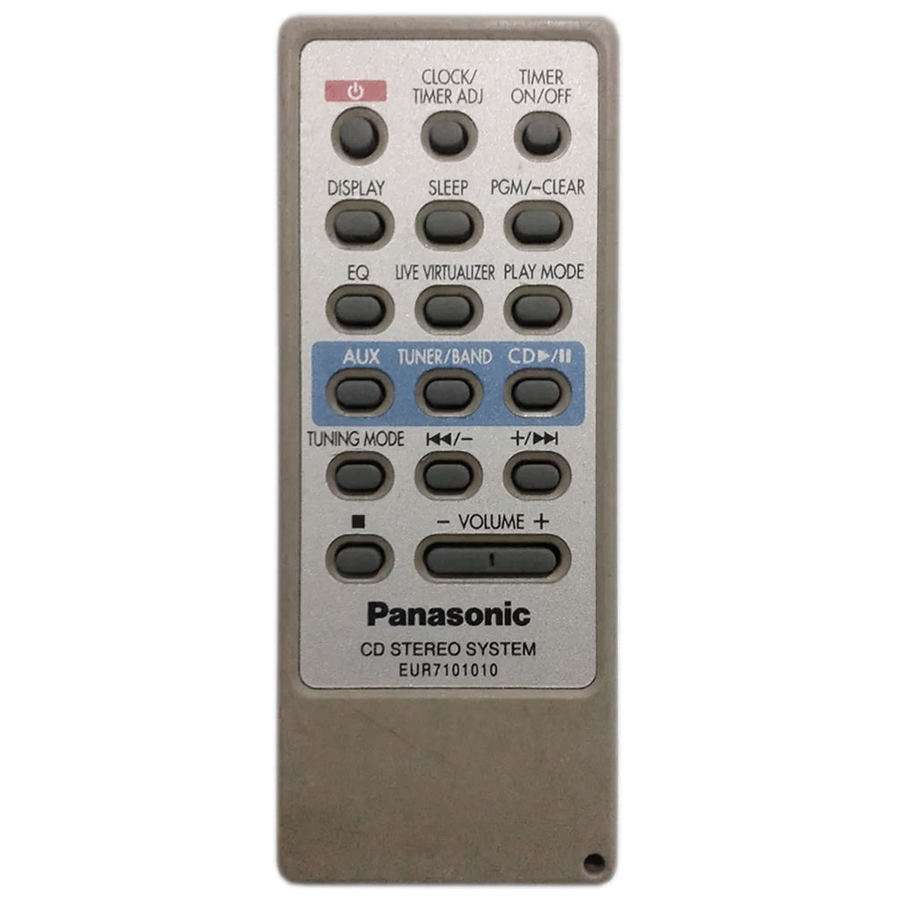 Пульт для Panasonic EUR7101010 (фото пульта) Пульт для Panasonic EUR7101010 (фото пульта)