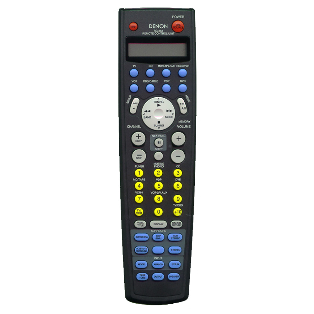 Пульт для DENON RC-863 (фото пульта) Пульт для DENON RC-863 (фото пульта)