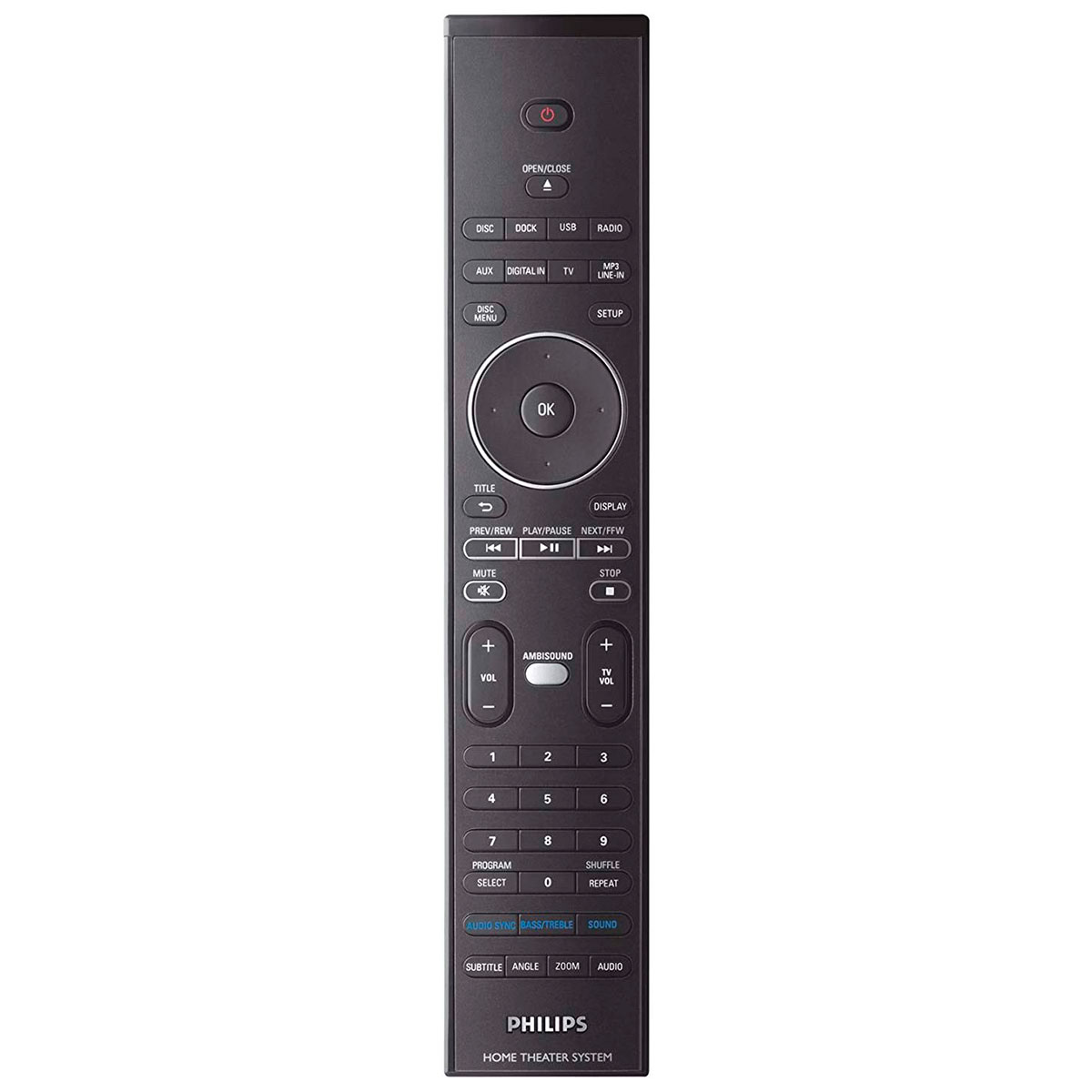 Пульт для Philips 242254901403 (HTS8100/EU) Пульт для Philips 242254901403 (HTS8100/EU)