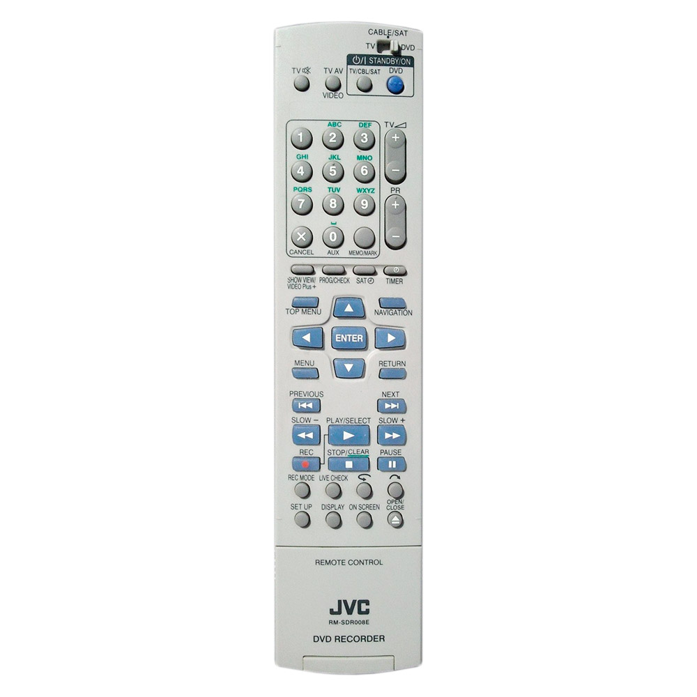 Оригинальный пульт для JVC RM-SDR008E (фото пульта) Оригинальный пульт для JVC RM-SDR008E (фото пульта)
