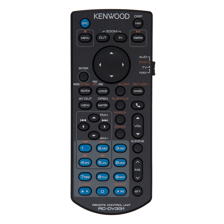Оригинальный пульт для Kenwood KNA-RCDV331 (фото пульта) Оригинальный пульт для Kenwood KNA-RCDV331 (фото пульта)