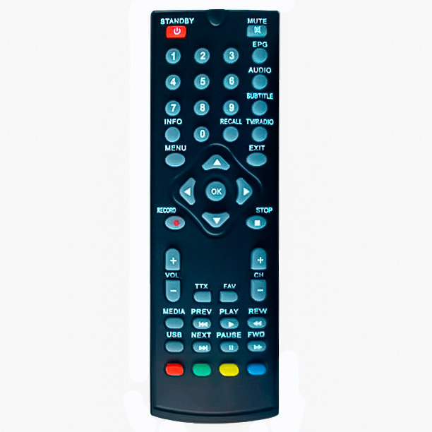 Пульт для Not Only TV LV6TBOXHDA2 (фото пульта) Пульт для Not Only TV LV6TBOXHDA2 (фото пульта)