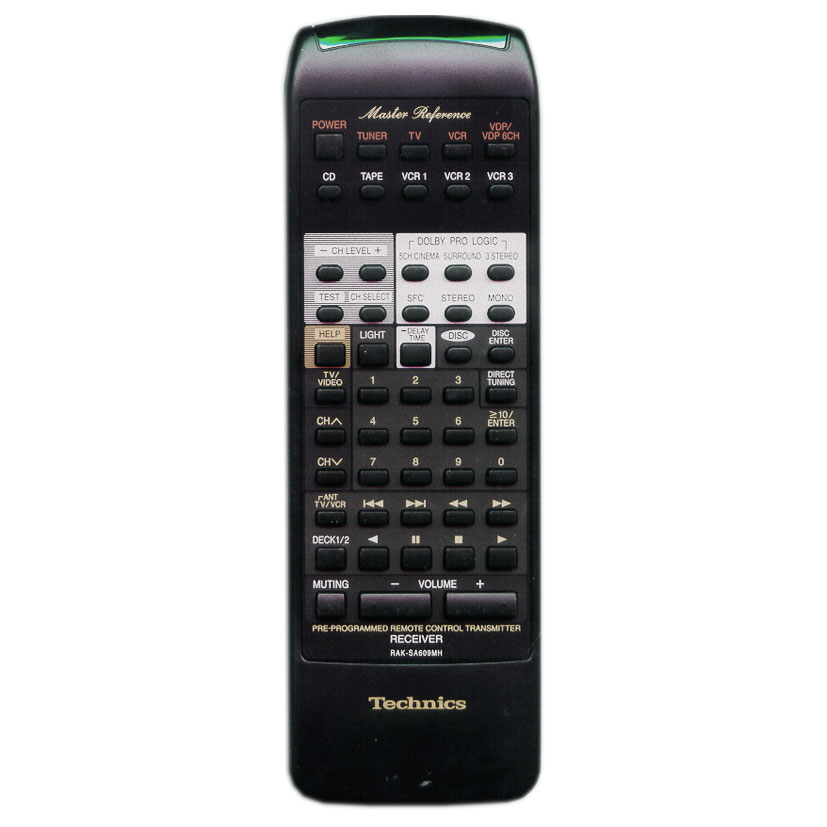 Пульт для Technics RAK-SA609MH (фото пульта) Пульт для Technics RAK-SA609MH (фото пульта)