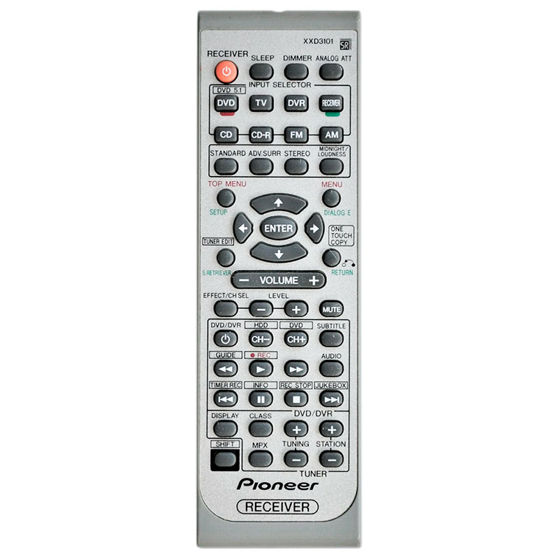 Пульт для Pioneer XXD3101 Пульт для Pioneer XXD3101