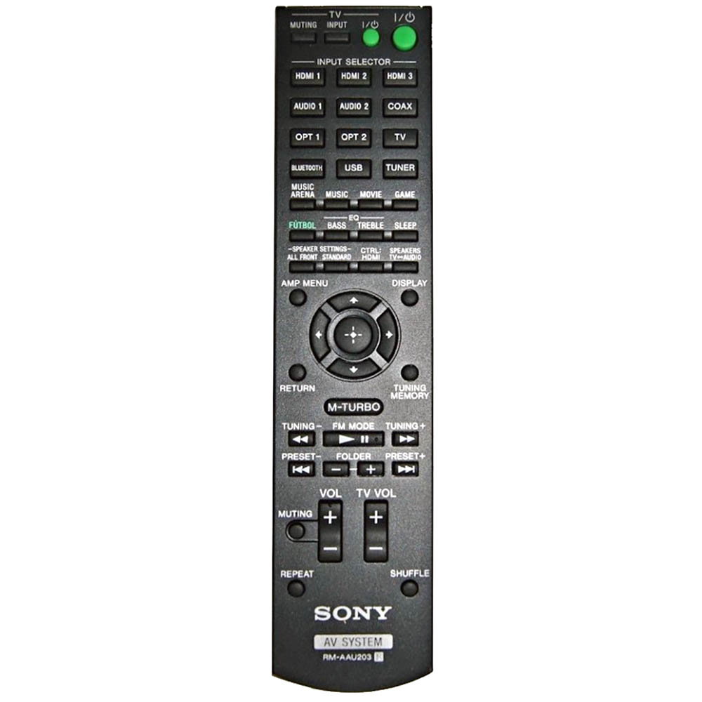 Пульт для Sony RM-AAU203 (фото пульта) Пульт для Sony RM-AAU203 (фото пульта)