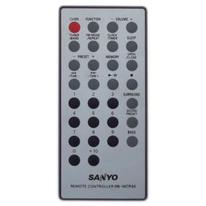 Пульт для Sanyo RB-MCR30 (фото пульта)