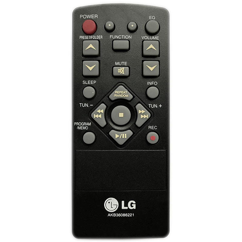 Оригинальный пульт для LG AKB36086221 (фото пульта) Оригинальный пульт для LG AKB36086221 (фото пульта)