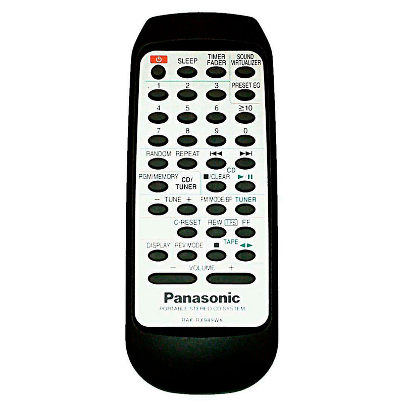 Пульт для Panasonic RAK-RX949WK (фото пульта) Пульт для Panasonic RAK-RX949WK (фото пульта)