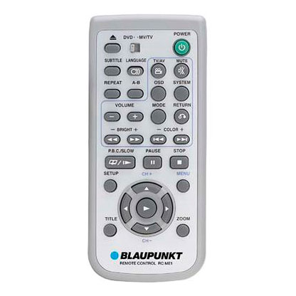 Пульт для Blaupunkt DVD-ME1 Пульт для Blaupunkt DVD-ME1